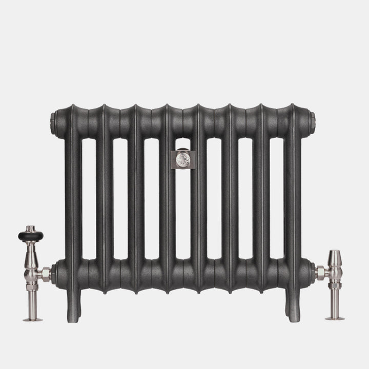 Emmeline I - Chalk White Cast Iron Column Radiator H465mm x W363mm 1 Column - Floor Standing