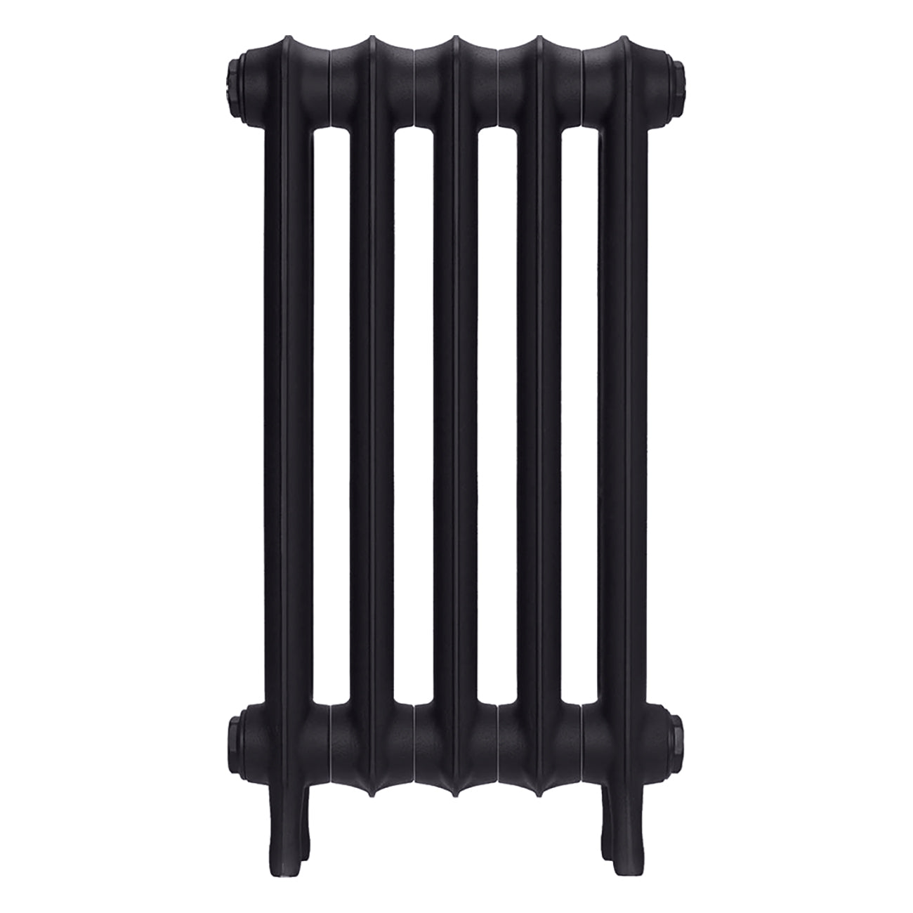 Emmeline I - Black Iron Cast Iron Column Radiator H607mm x W363mm 1 Column - Wall Hung