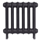 Emmeline I - Black Iron Cast Iron Column Radiator H407mm x W429mm 1 Column - Wall Hung