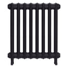Emmeline I - Black Iron Cast Iron Column Radiator H607mm x W562mm 1 Column - Wall Hung