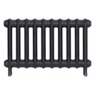 Emmeline II - Black Iron Cast Iron Column Radiator H413mm x W695mm 2 Column - Wall Hung
