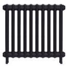 Emmeline II - Black Iron Cast Iron Column Radiator H613mm x W695mm 2 Column - Wall Hung