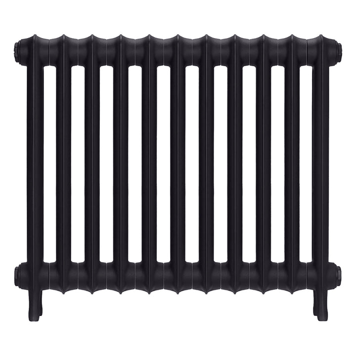 Emmeline II - Black Iron Cast Iron Column Radiator H613mm x W762mm 2 Column - Wall Hung