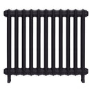Emmeline II - Black Iron Cast Iron Column Radiator H613mm x W762mm 2 Column - Wall Hung