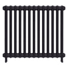 Emmeline II - Black Iron Cast Iron Column Radiator H813mm x W895mm 2 Column - Wall Hung