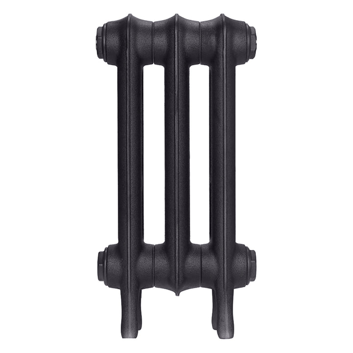Emmeline II - Black Iron Cast Iron Column Radiator H413mm x W230mm 2 Column - Wall Hung