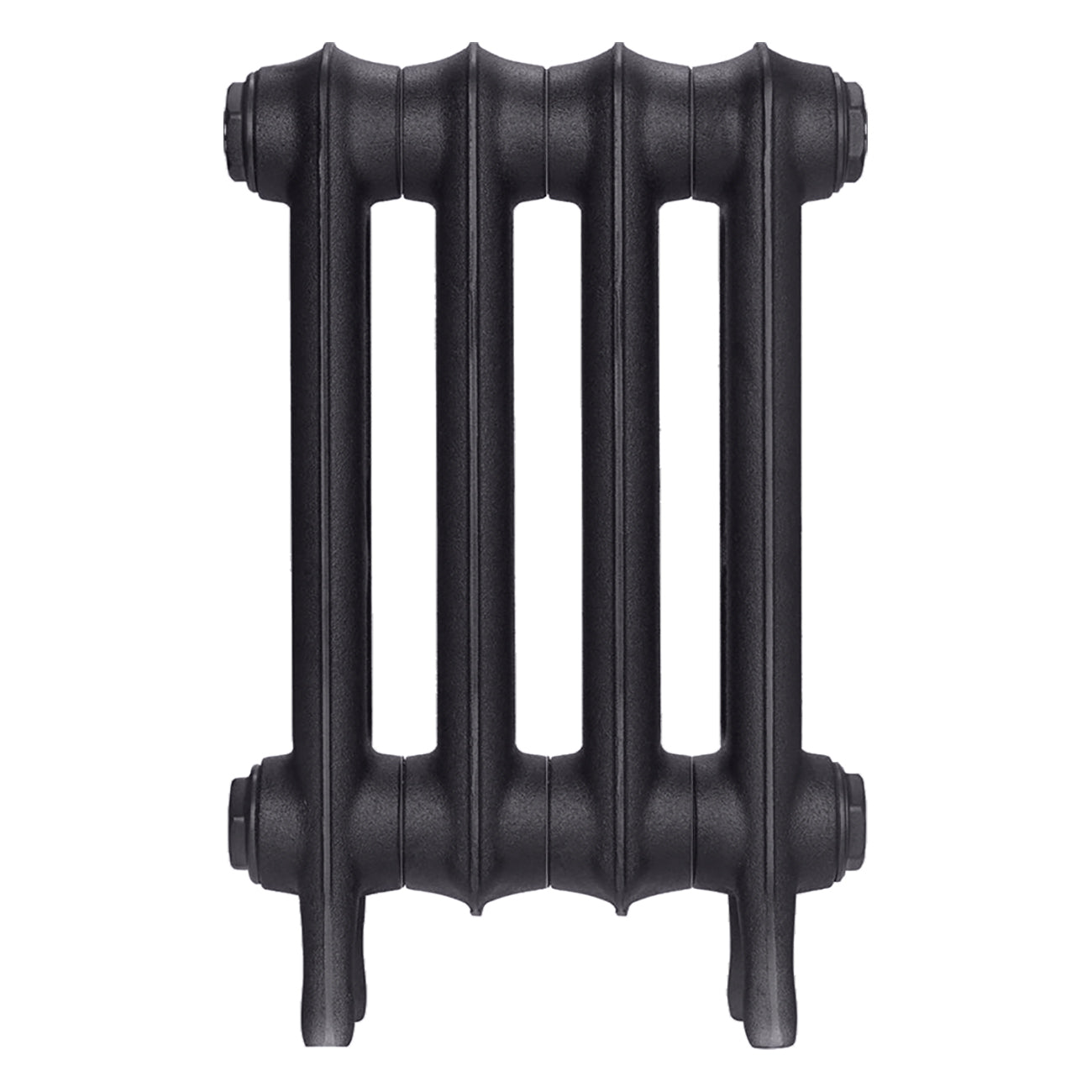 Emmeline II - Black Iron Cast Iron Column Radiator H413mm x W296mm 2 Column - Wall Hung