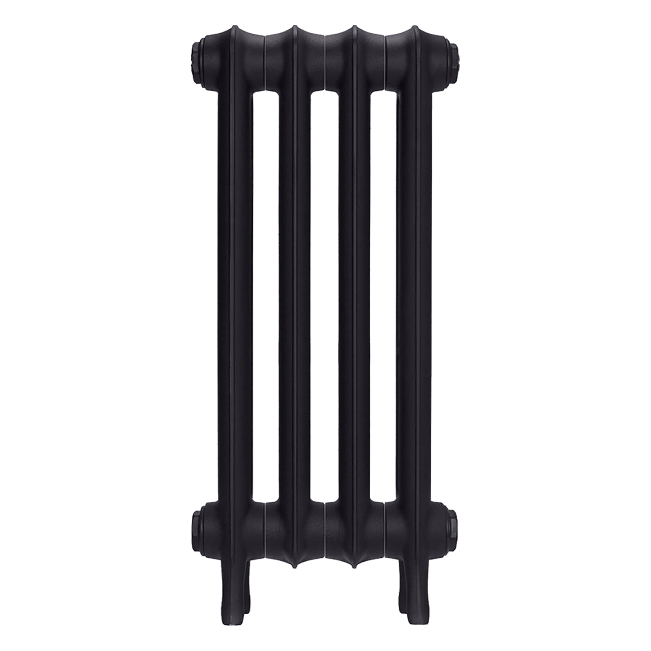 Emmeline II - Black Iron Cast Iron Column Radiator H613mm x W296mm 2 Column - Wall Hung