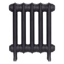 Emmeline II - Black Iron Cast Iron Column Radiator H413mm x W363mm 2 Column - Wall Hung
