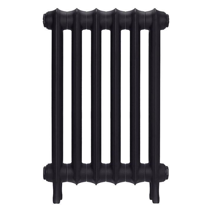 Emmeline II - Black Iron Cast Iron Column Radiator H613mm x W429mm 2 Column - Wall Hung