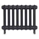 Emmeline II - Black Iron Cast Iron Column Radiator H413mm x W562mm 2 Column - Wall Hung