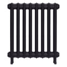 Emmeline II - Black Iron Cast Iron Column Radiator H613mm x W562mm 2 Column - Wall Hung