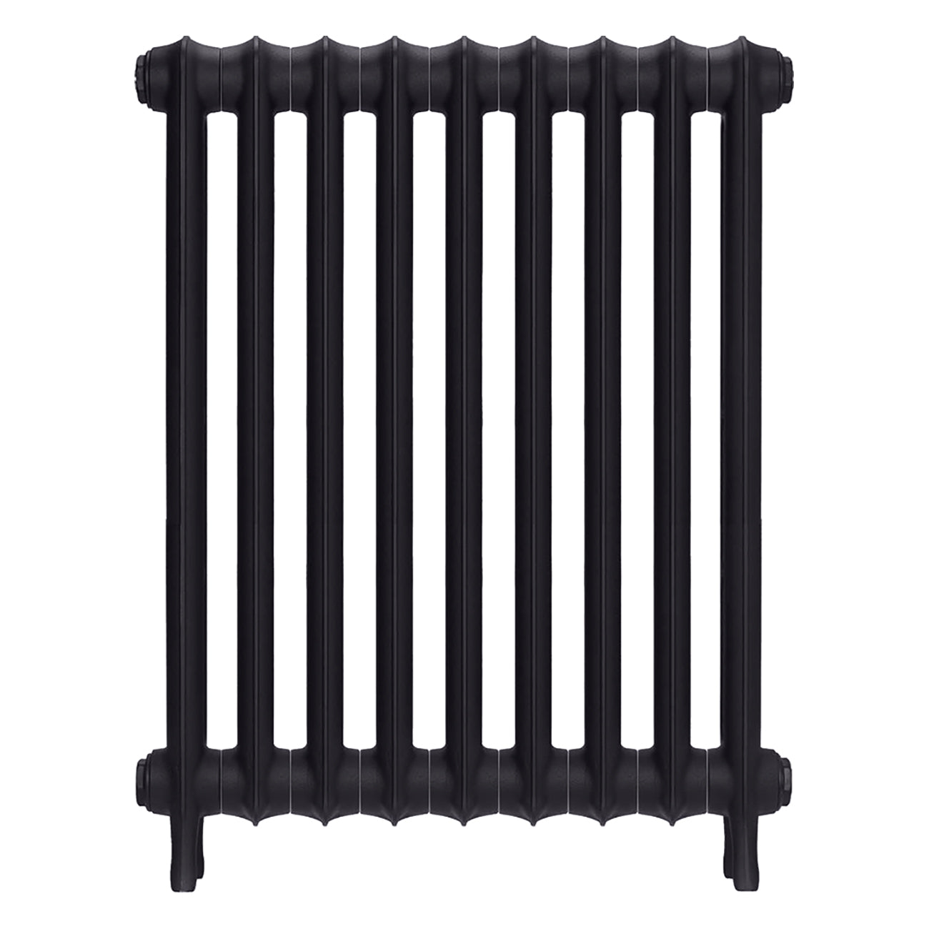 Emmeline II - Black Iron Cast Iron Column Radiator H813mm x W629mm 2 Column - Wall Hung