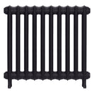 Emmeline III - Black Iron Cast Iron Column Radiator H616mm x W695mm 3 Column - Wall Hung