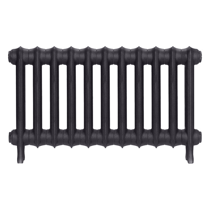 Emmeline III - Black Iron Cast Iron Column Radiator H416mm x W762mm 3 Column - Wall Hung