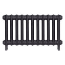 Emmeline III - Black Iron Cast Iron Column Radiator H416mm x W762mm 3 Column - Wall Hung