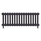 Emmeline III - Black Iron Cast Iron Column Radiator H416mm x W1094mm 3 Column - Wall Hung