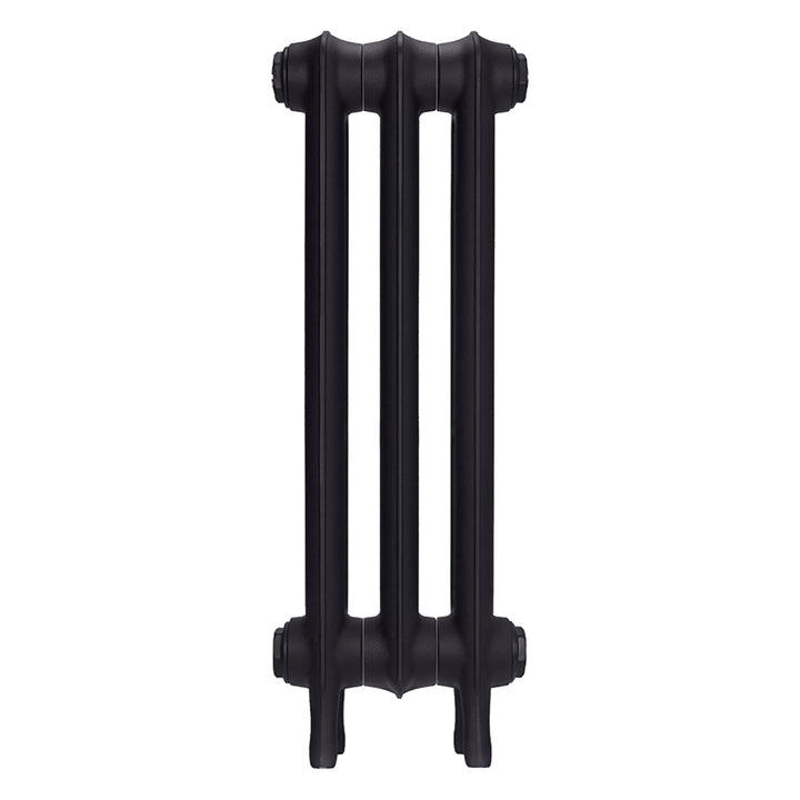 Emmeline III - Black Iron Cast Iron Column Radiator H616mm x W230mm 3 Column - Wall Hung