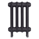 Emmeline III - Black Iron Cast Iron Column Radiator H416mm x W296mm 3 Column - Wall Hung