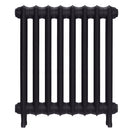 Emmeline III - Black Iron Cast Iron Column Radiator H616mm x W562mm 3 Column - Wall Hung