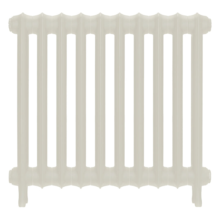 Emmeline I - Chalk White Cast Iron Column Radiator H607mm x W695mm 1 Column - Wall Hung