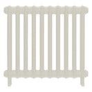 Emmeline I - Chalk White Cast Iron Column Radiator H607mm x W695mm 1 Column - Wall Hung