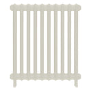 Emmeline I - Chalk White Cast Iron Column Radiator H807mm x W695mm 1 Column - Wall Hung