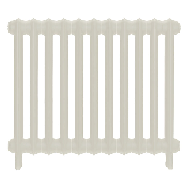 Emmeline I - Chalk White Cast Iron Column Radiator H607mm x W762mm 1 Column - Wall Hung