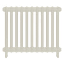 Emmeline I - Chalk White Cast Iron Column Radiator H607mm x W762mm 1 Column - Wall Hung