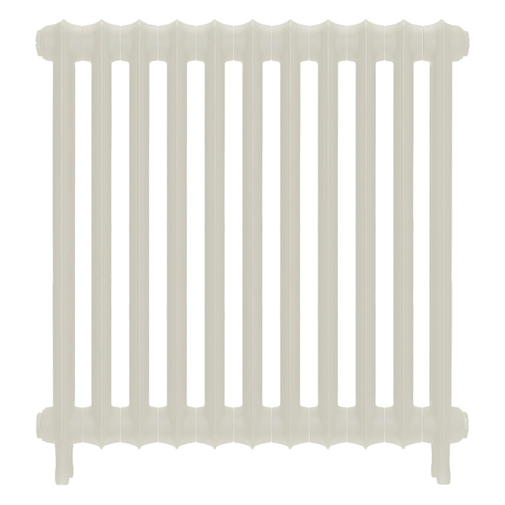 Emmeline I - Chalk White Cast Iron Column Radiator H807mm x W762mm 1 Column - Wall Hung