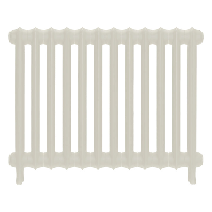 Emmeline I - Chalk White Cast Iron Column Radiator H607mm x W828mm 1 Column - Wall Hung