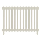 Emmeline I - Chalk White Cast Iron Column Radiator H607mm x W895mm 1 Column - Wall Hung