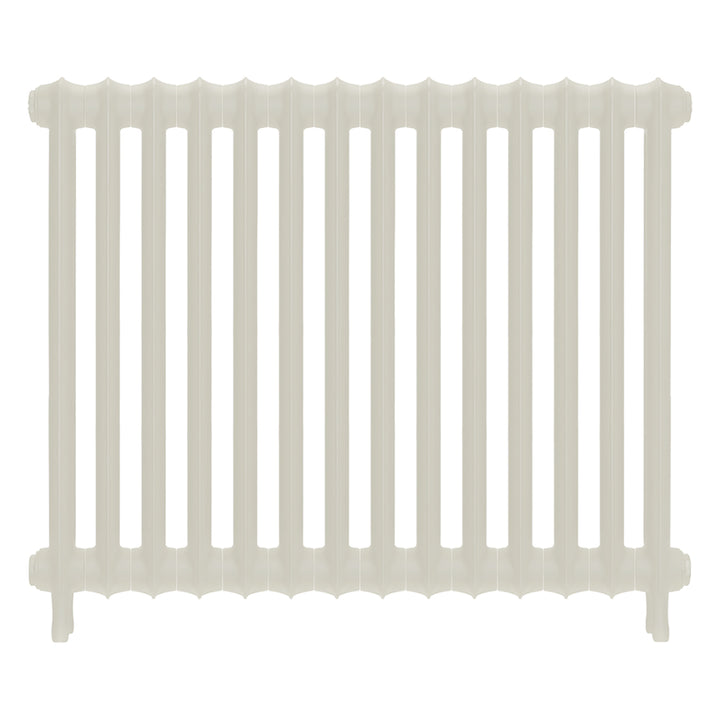 Emmeline I - Chalk White Cast Iron Column Radiator H807mm x W961mm 1 Column - Wall Hung