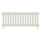Emmeline I - Chalk White Cast Iron Column Radiator H407mm x W1028mm 1 Column - Wall Hung