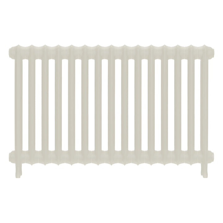 Emmeline I - Chalk White Cast Iron Column Radiator H607mm x W1028mm 1 Column - Wall Hung