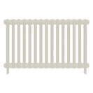 Emmeline I - Chalk White Cast Iron Column Radiator H607mm x W1028mm 1 Column - Wall Hung