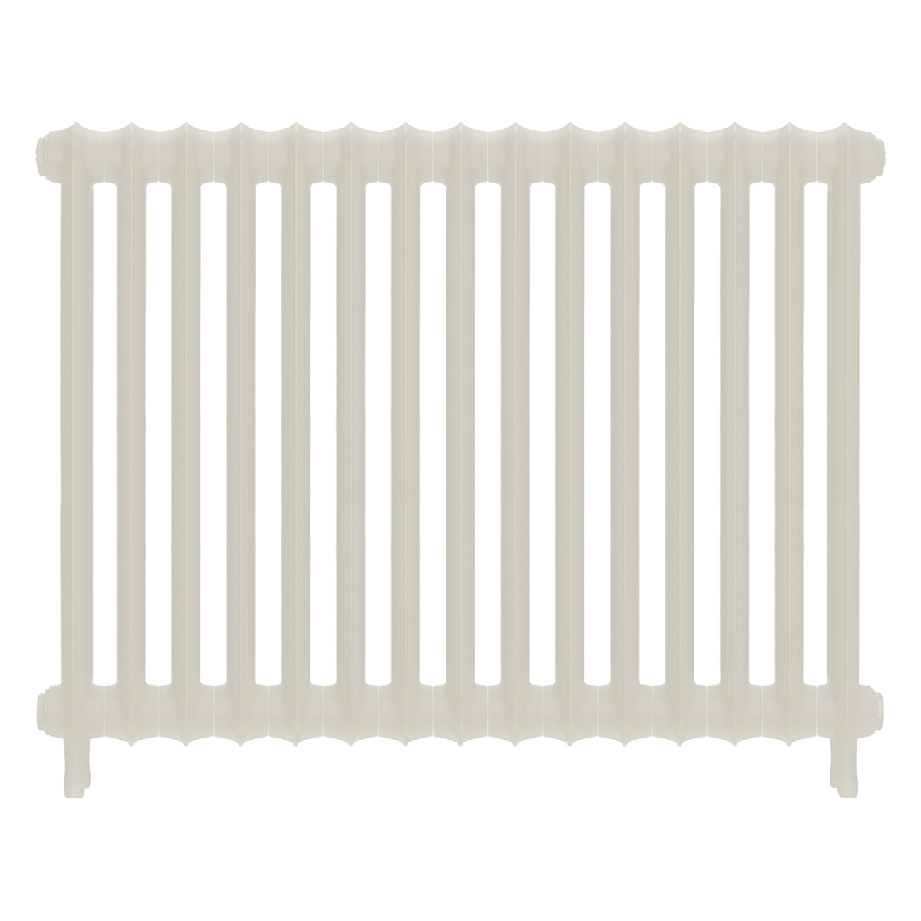Emmeline I - Chalk White Cast Iron Column Radiator H807mm x W1028mm 1 Column - Wall Hung