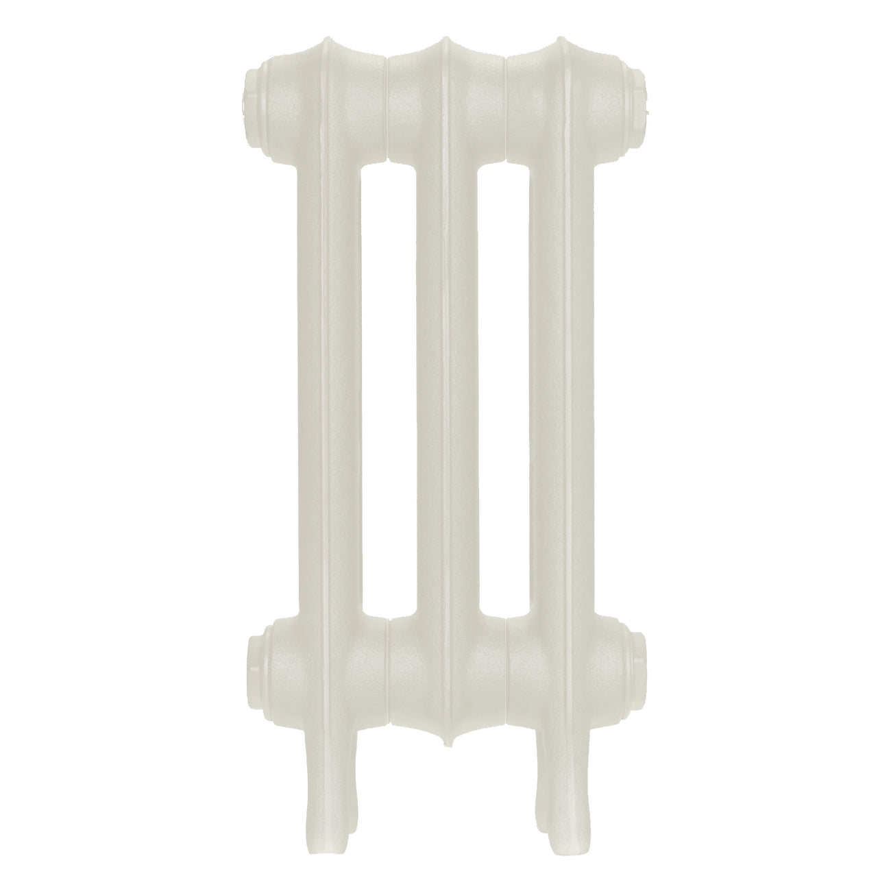 Emmeline I - Chalk White Cast Iron Column Radiator H407mm x W230mm 1 Column - Wall Hung