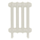 Emmeline I - Chalk White Cast Iron Column Radiator H407mm x W296mm 1 Column - Wall Hung