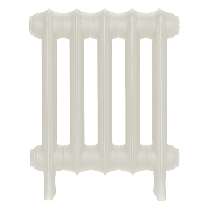 Emmeline I - Chalk White Cast Iron Column Radiator H407mm x W363mm 1 Column - Wall Hung