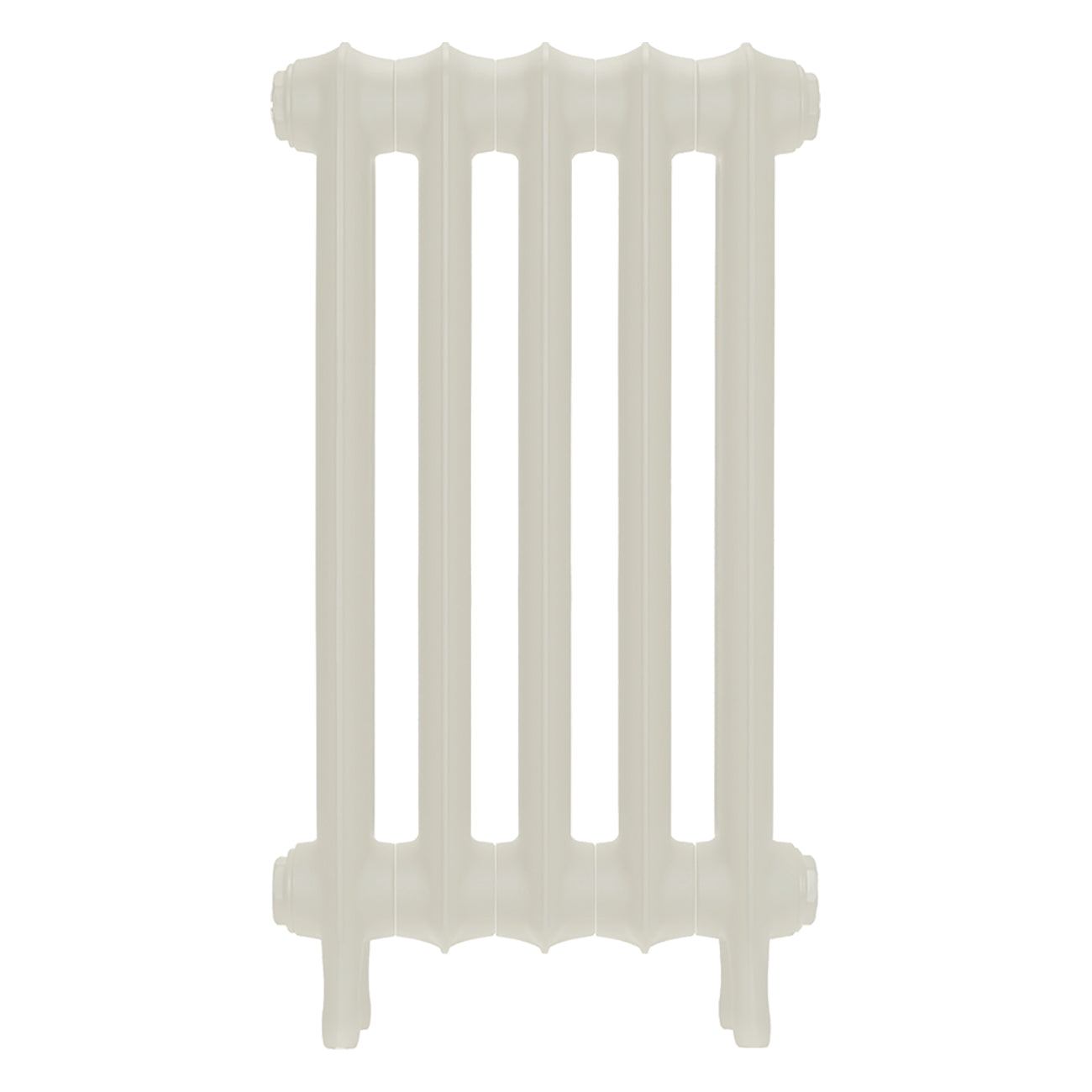 Emmeline I - Chalk White Cast Iron Column Radiator H607mm x W363mm 1 Column - Wall Hung