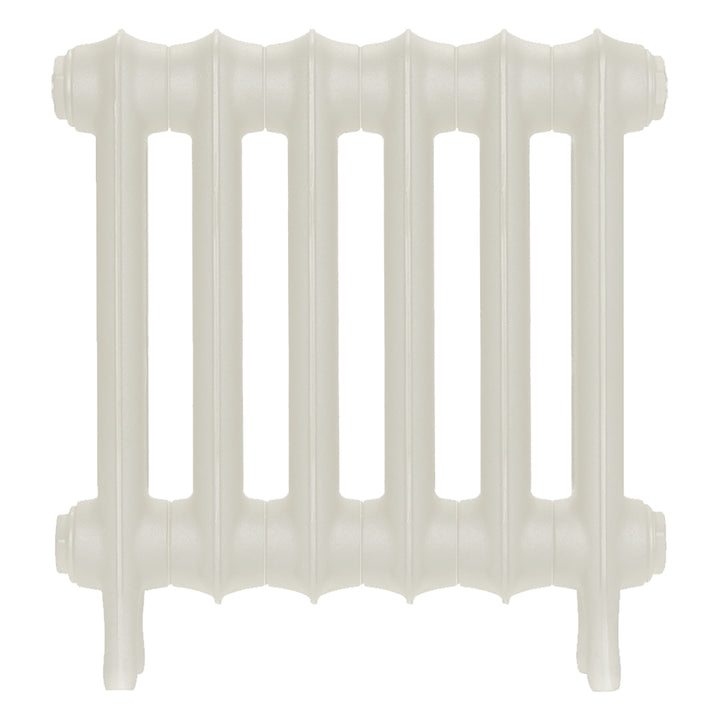 Emmeline I - Chalk White Cast Iron Column Radiator H407mm x W429mm 1 Column - Wall Hung