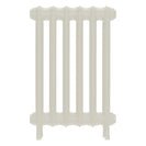 Emmeline I - Chalk White Cast Iron Column Radiator H607mm x W429mm 1 Column - Wall Hung