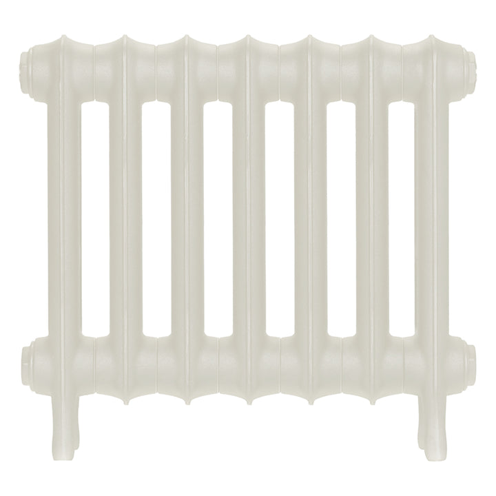 Emmeline I - Chalk White Cast Iron Column Radiator H407mm x W496mm 1 Column - Wall Hung