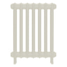 Emmeline I - Chalk White Cast Iron Column Radiator H607mm x W496mm 1 Column - Wall Hung