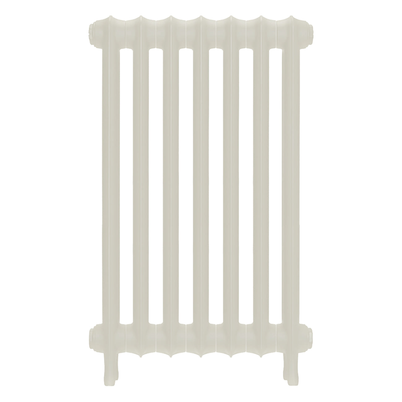 Emmeline I - Chalk White Cast Iron Column Radiator H807mm x W496mm 1 Column - Wall Hung