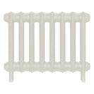 Emmeline I - Chalk White Cast Iron Column Radiator H407mm x W562mm 1 Column - Wall Hung