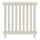 Emmeline I - Chalk White Cast Iron Column Radiator H607mm x W629mm 1 Column - Wall Hung