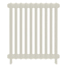 Emmeline II - Chalk White Cast Iron Column Radiator H813mm x W695mm 2 Column - Wall Hung