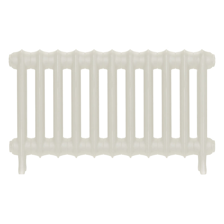 Emmeline II - Chalk White Cast Iron Column Radiator H413mm x W762mm 2 Column - Wall Hung